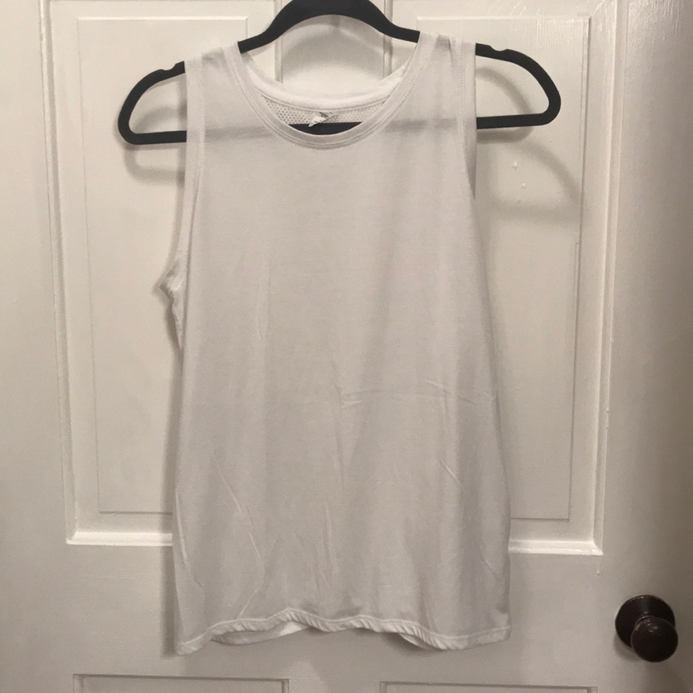 Old Navy Active White Go-Dry Tank Top